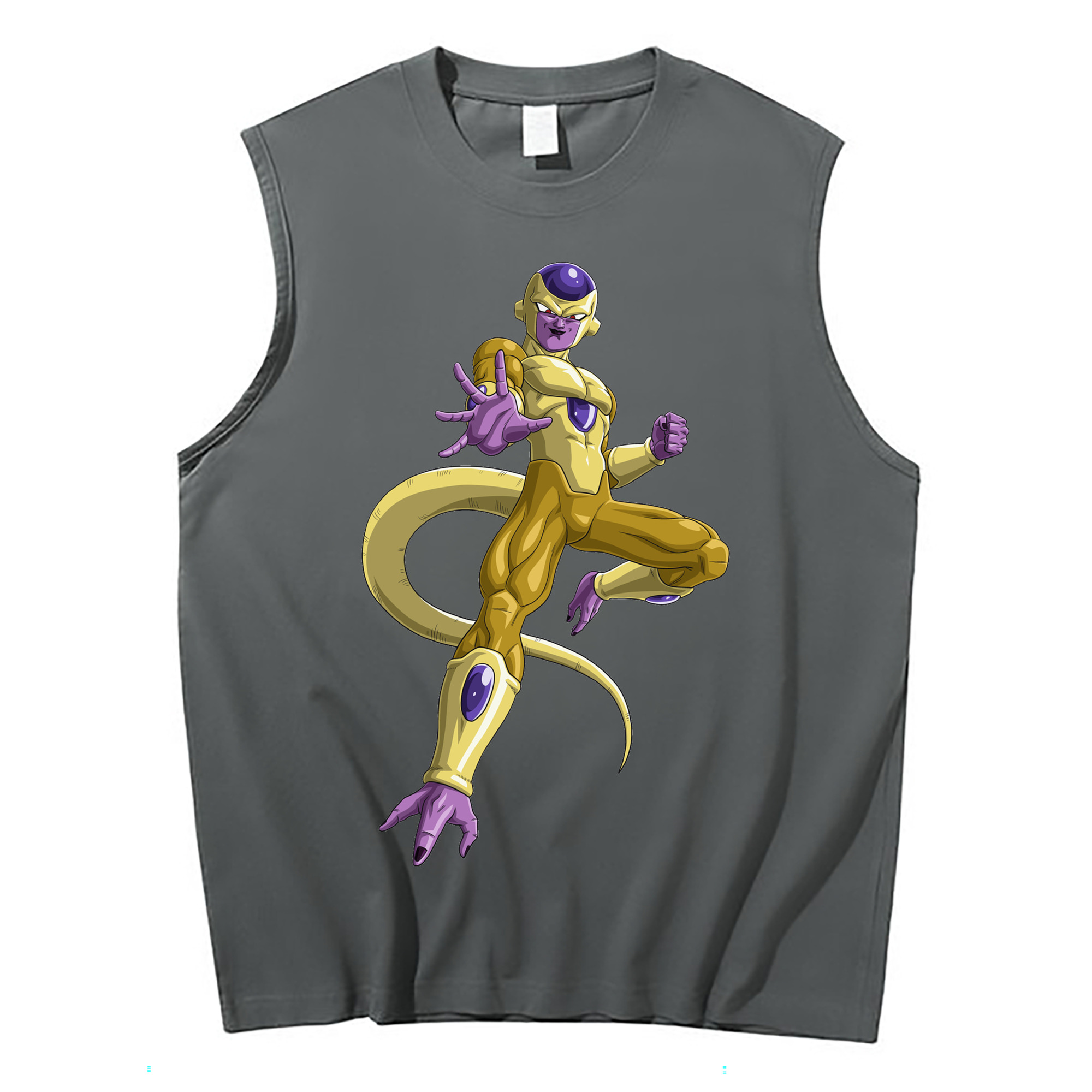 （画像用） ドラゴンボール フリーザ DRAGON BALL Frieza コットン100％タンクトップ（フロントプリント）
